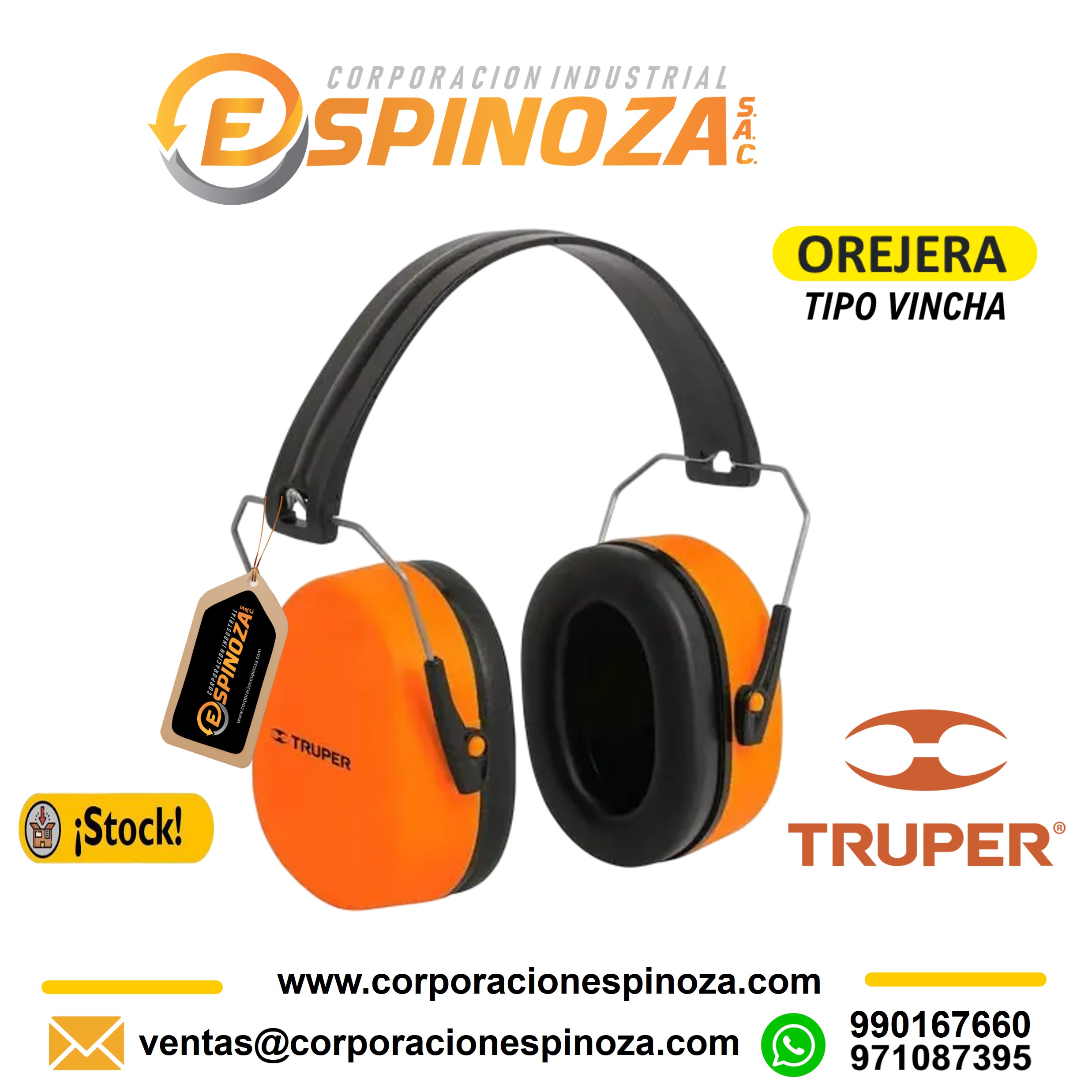 OREJERA TRUPER TIPO VINCHA