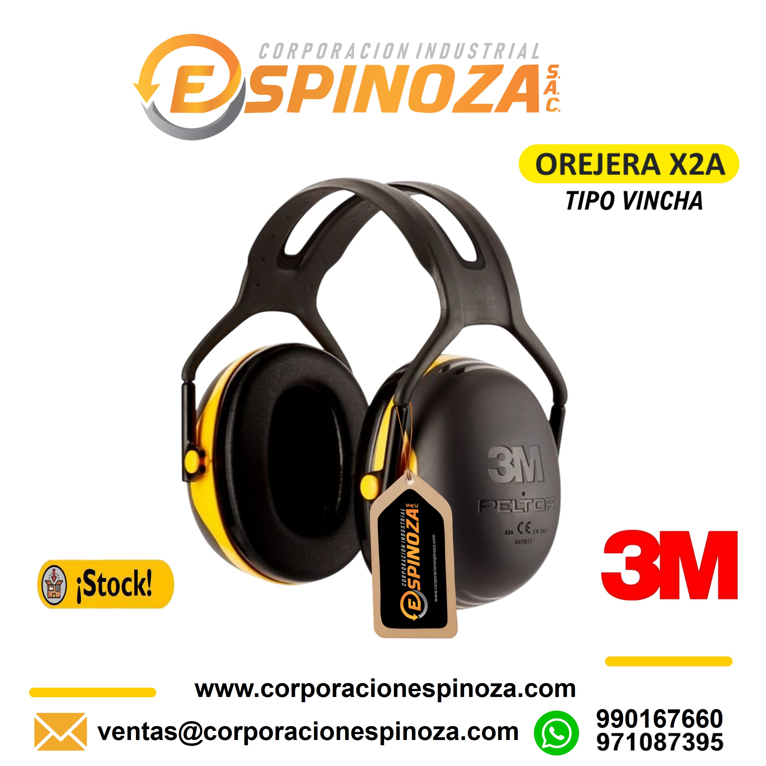 OREJERA X2A TIPO VINCHA 3M